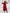 trueBrowns Maroon Slub Highslit Kurta Set