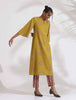 trueBrowns Green Cotton Print HighSlit Kurta Set - Distacart