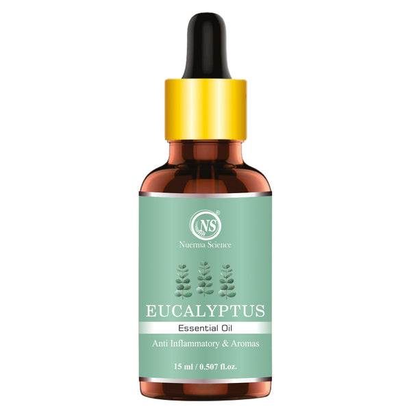 Nuerma Science Eucalyptus Essential Oil For Cold, Fresh Breathing & Joints Pain