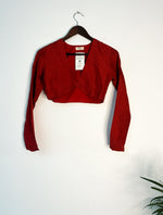 Thumbnail for trueBrowns Rust Silk Blouse