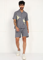 Thumbnail for Fabmade Slate Dove Linen Co-Ord Set - Distacart