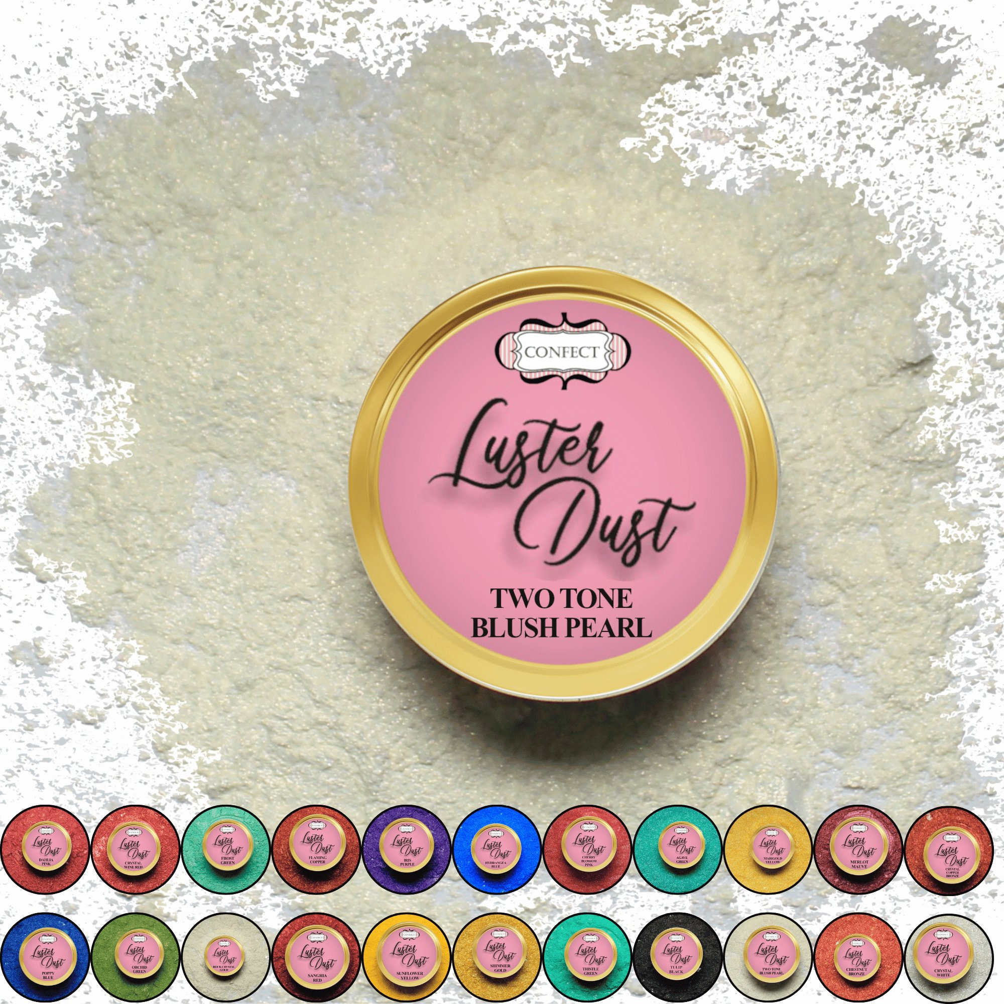 confect two tone blush pearl luster dust br b 5 g b