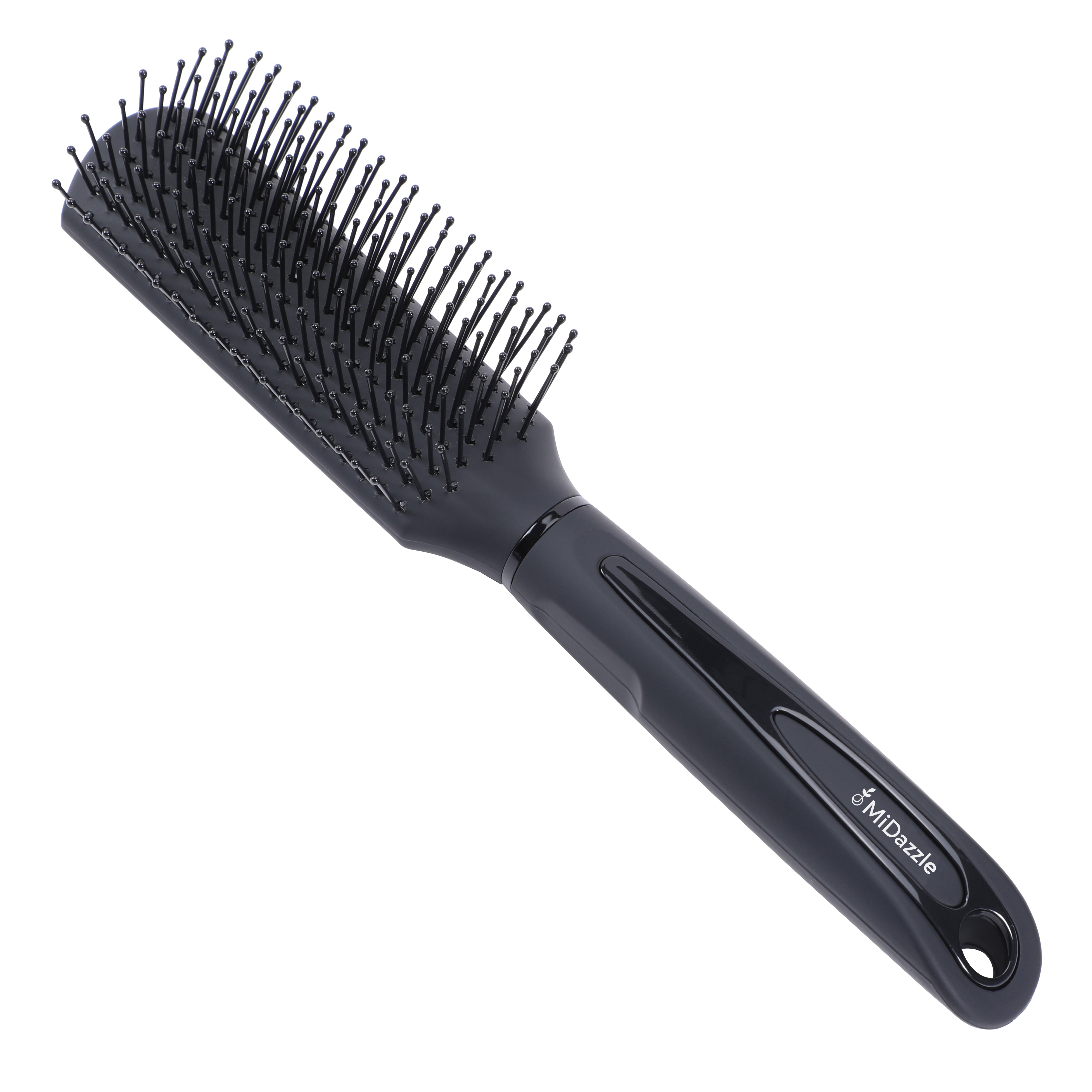 MiDazzle Hair Brush (Matt Black) MIHB0004 - Distacart