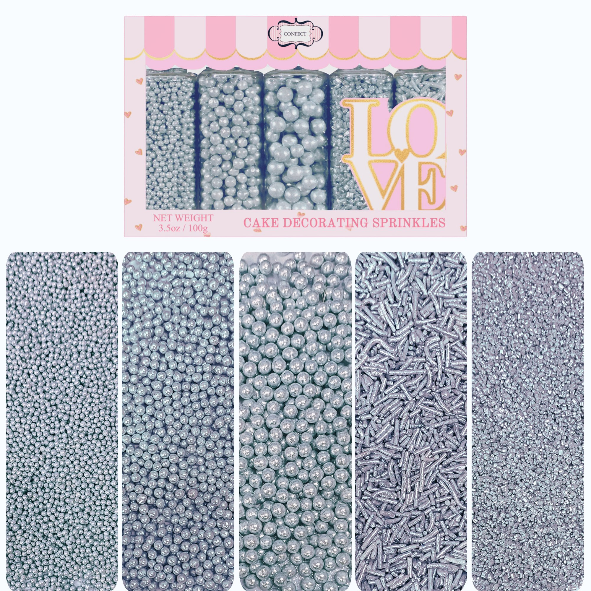 confect sprinkles for cakes cupcakes decoration usp 15crimson pink copy 1
