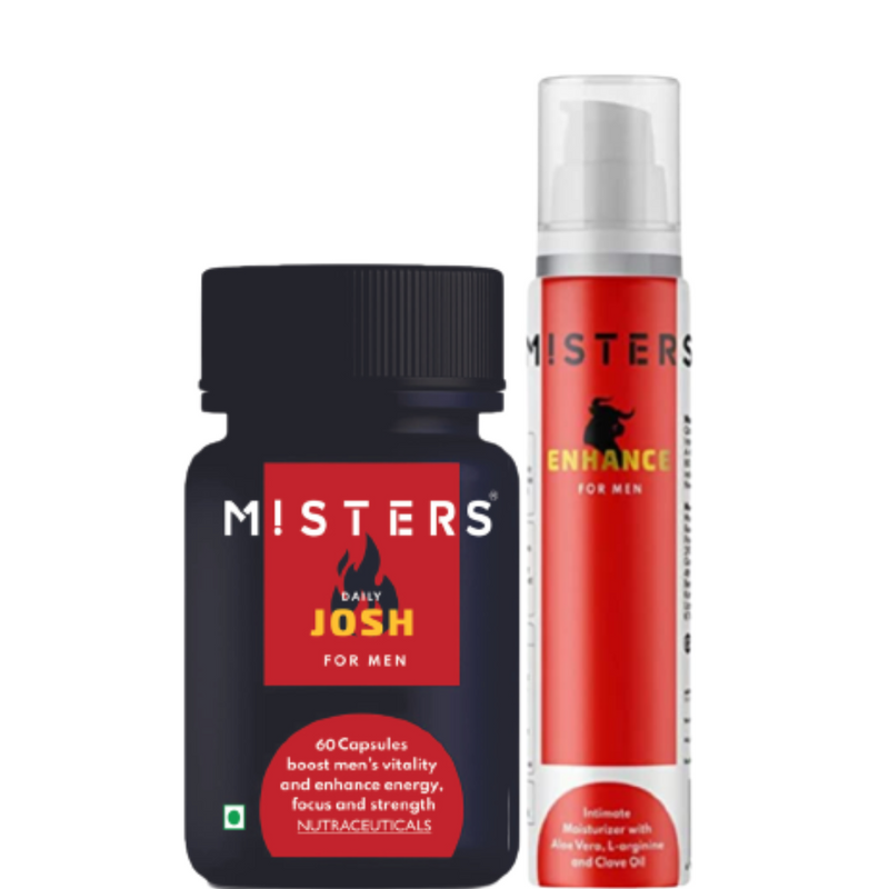 Misters Daily Josh &amp; Enhance Intimate Moisturizer Cream Combo - Distacart