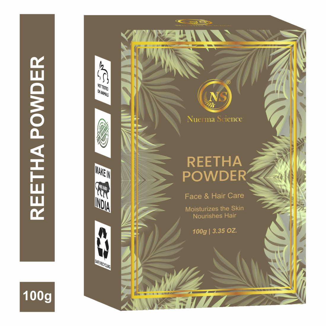 Nuerma Science Reetha powder For Skin & Hair - Distacart