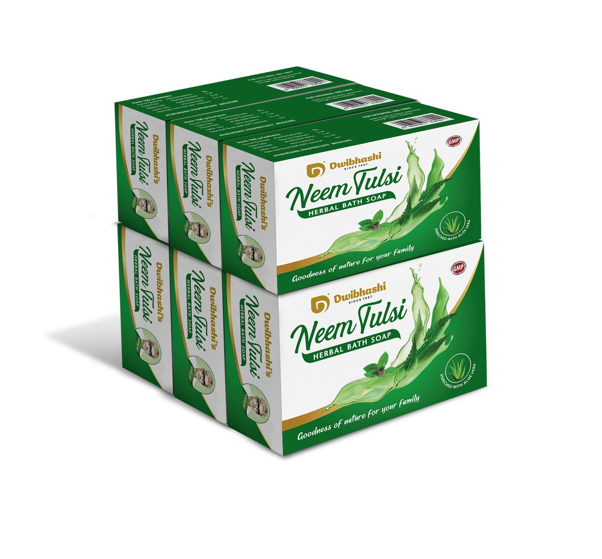 Dwibhashi Neem Tulsi Soap - Distacart