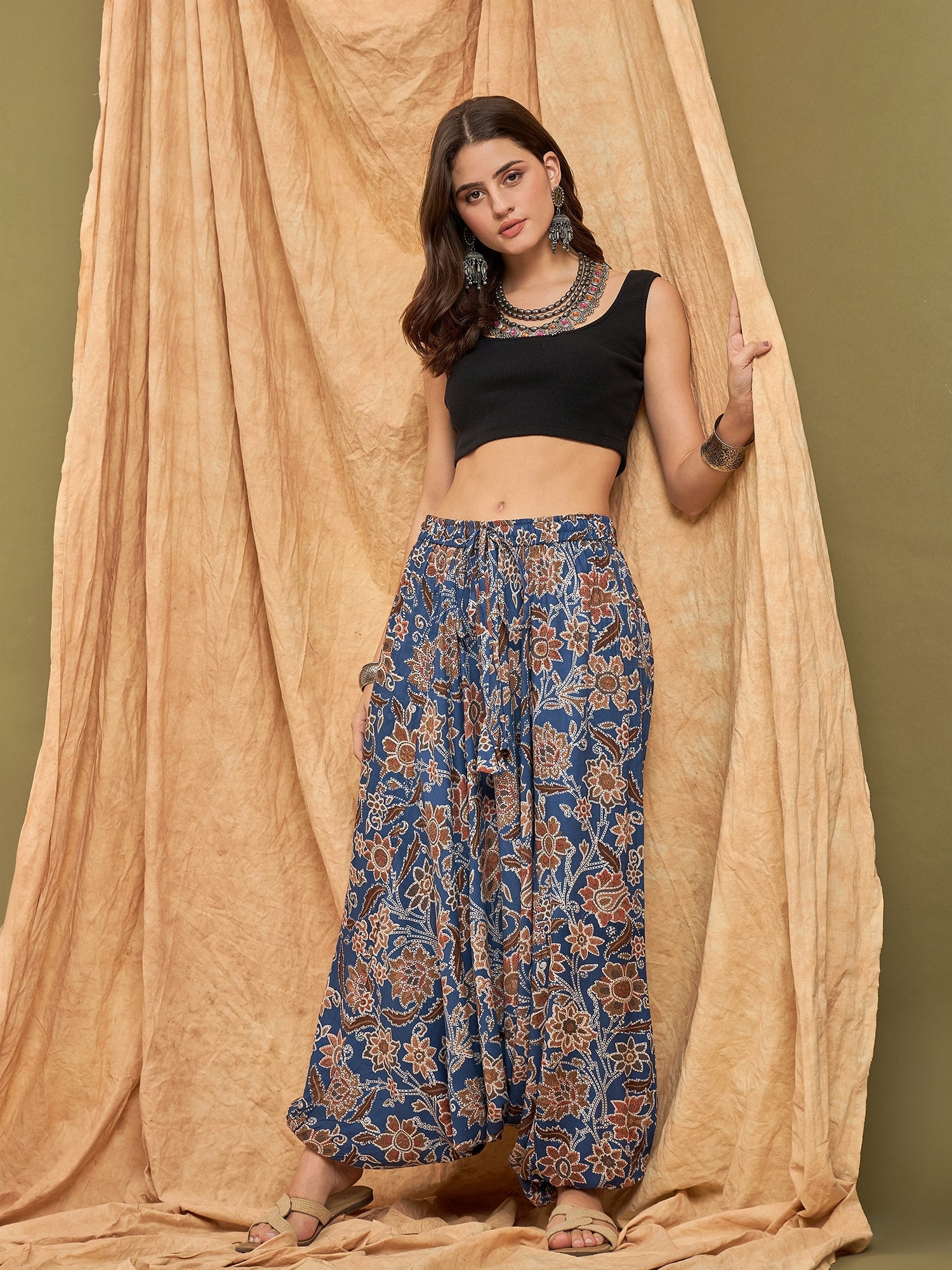 InWeave Indigo Big Jaal Harem Pant - Distacart