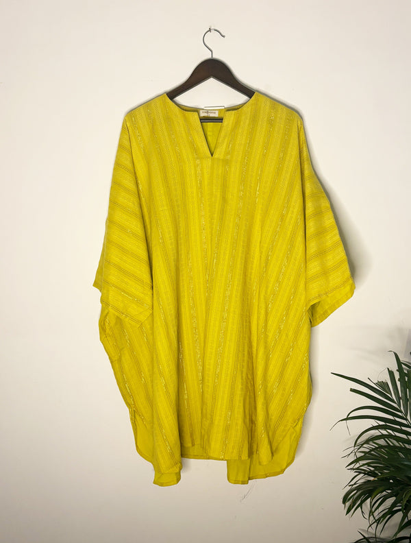 trueBrowns Lime Metallic Top