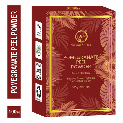 Nuerma Science Pomegranate Peel Organic Powder For Skin & Hair - Distacart