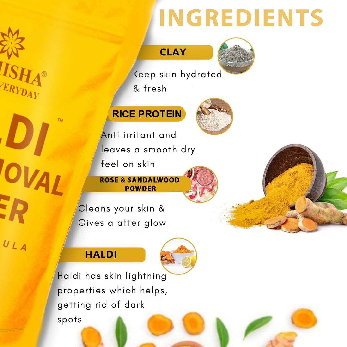 Samisha Haldi Hair Removal Powder - Distacart