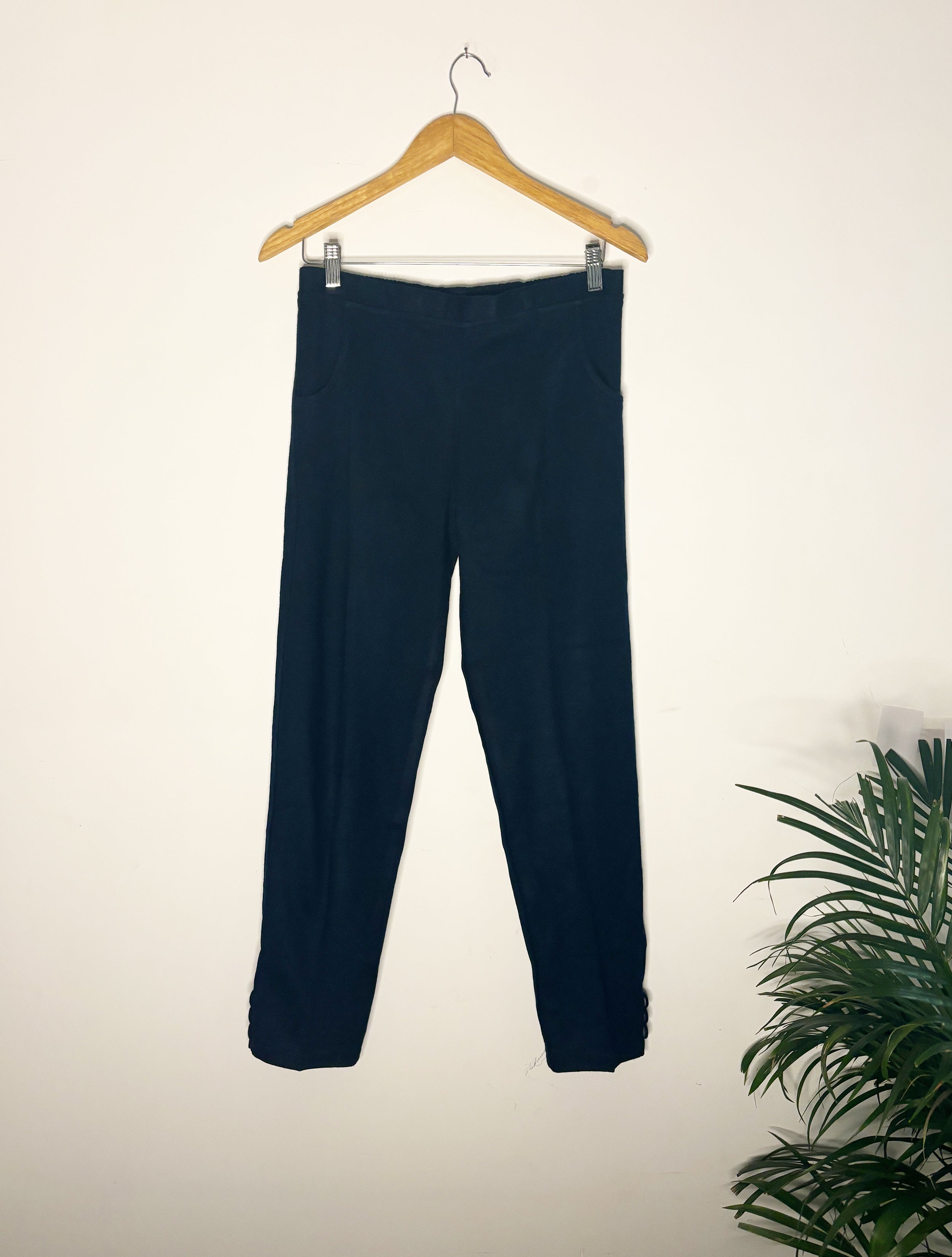 trueBrowns Blue Wollen Pant - Distacart