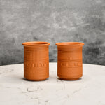 Thumbnail for Sowpeace Premium Set of 2 Unglazed Terracotta tumbler