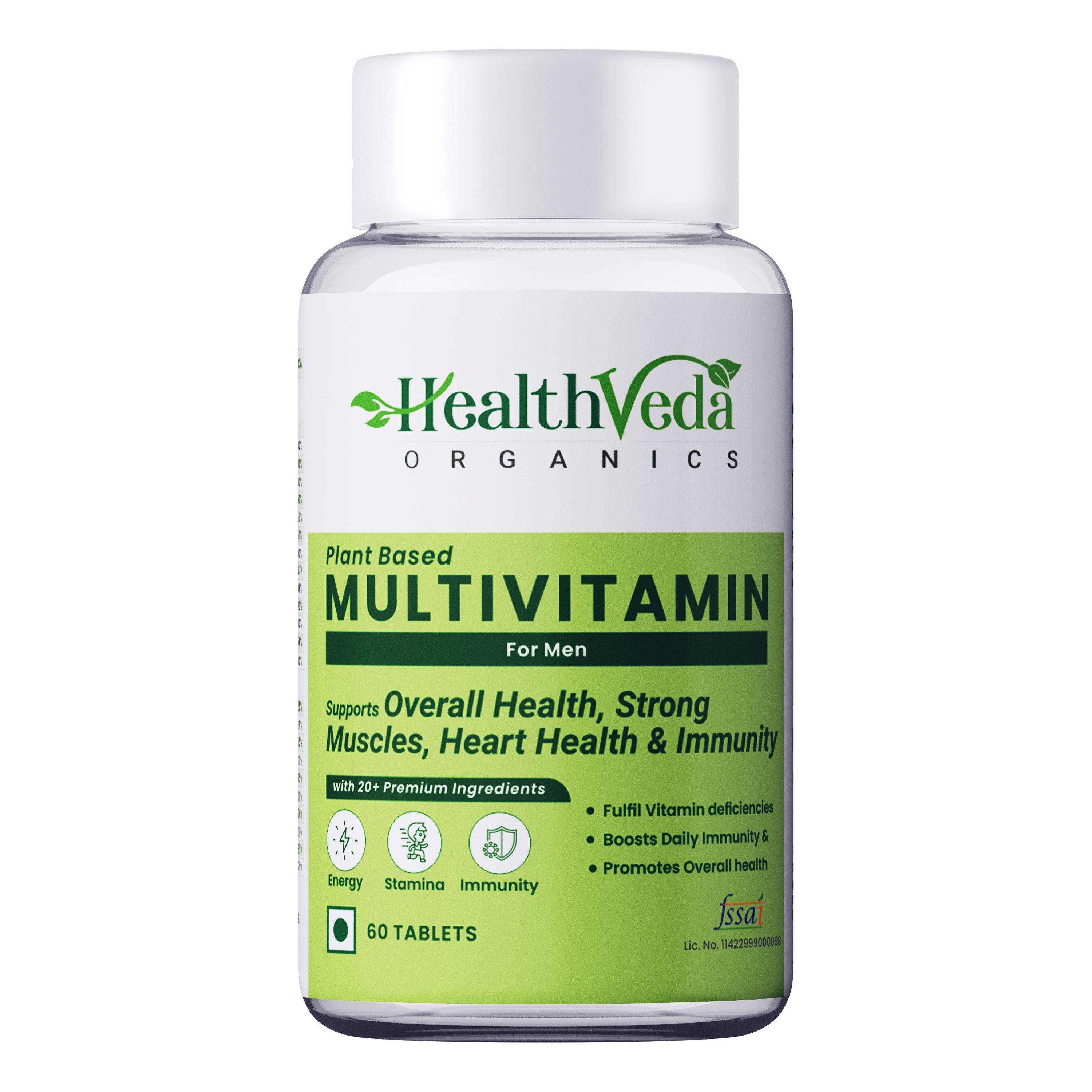 Health Veda Organics Multivitamin for Men Tablets - Distacart