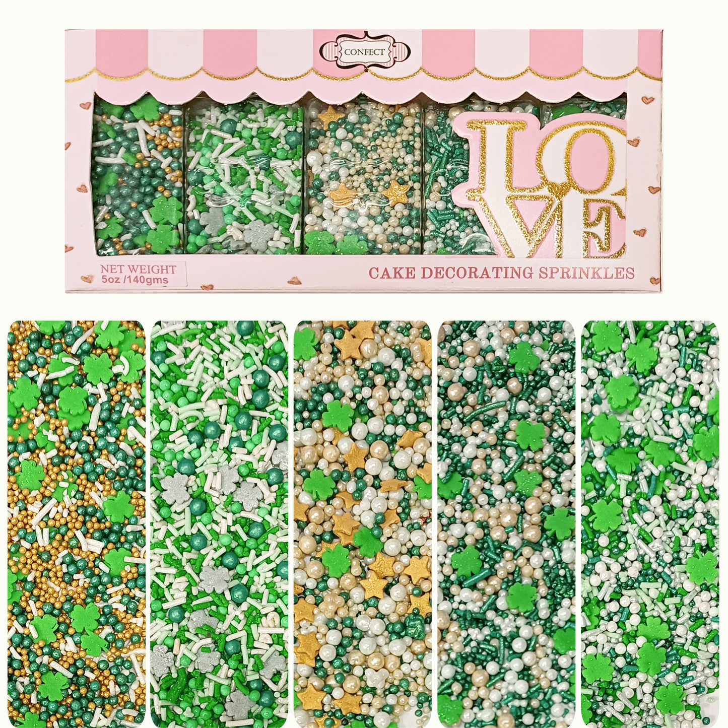 st patricks sprinkles ps multipack 10 100 gms