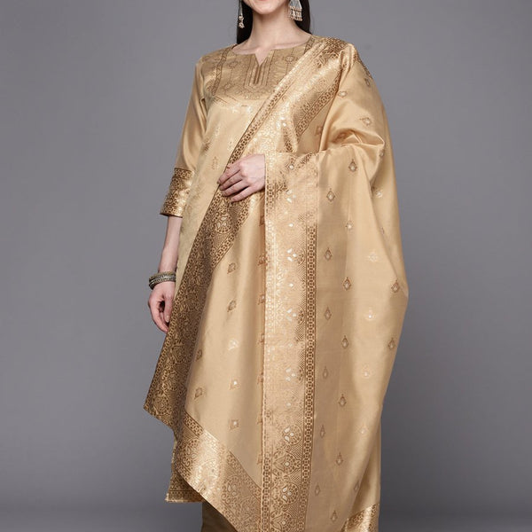 Ahalyaa Woven Design Ethnic Motifs Unstitched Dress Material - Distacart