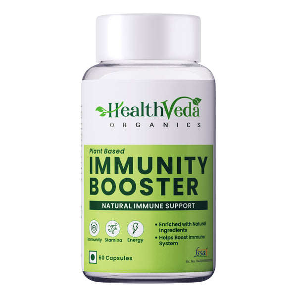 Health Veda Organics Natural Immunity Booster Capsules - Distacart