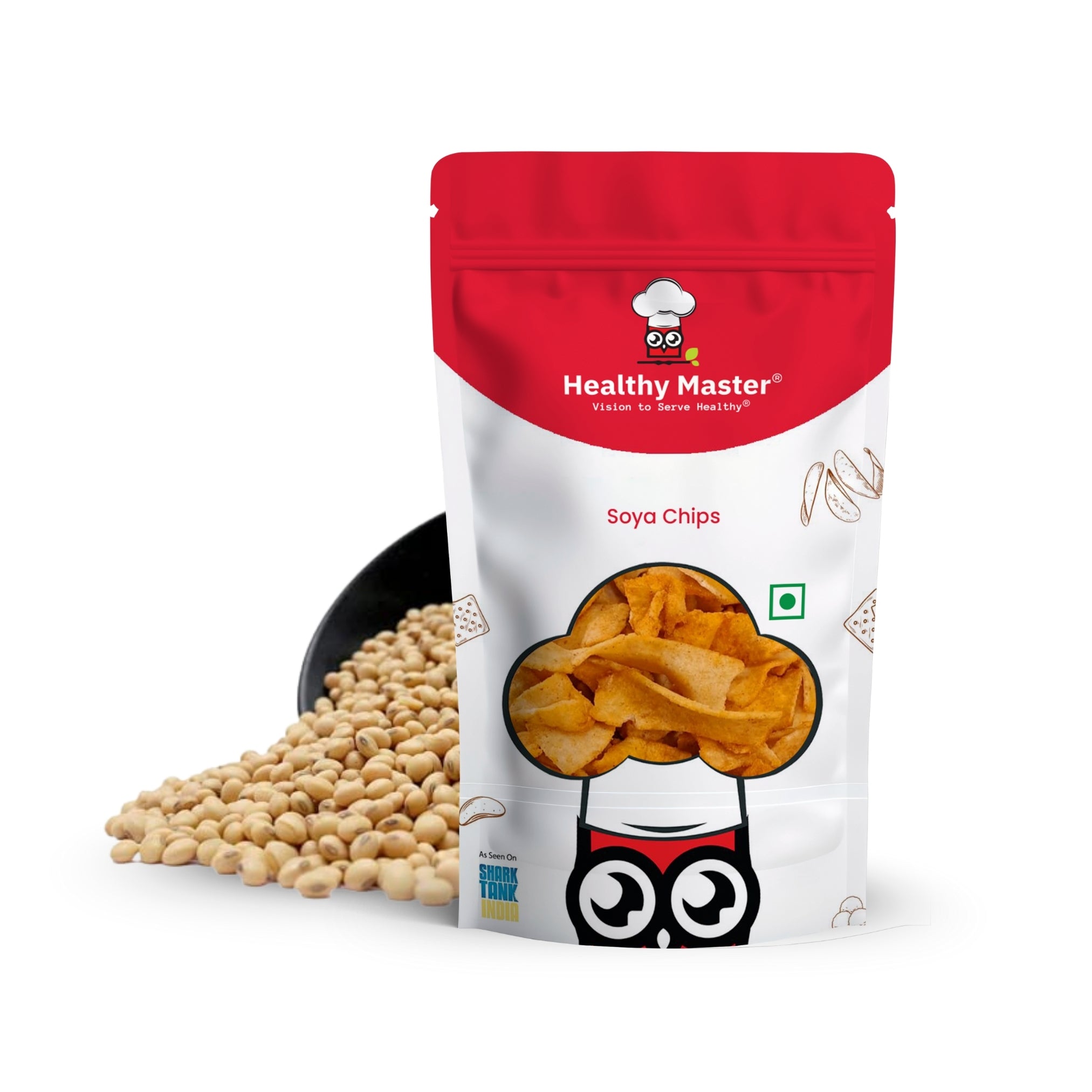 Healthy Master Light & Crispy Soya Chips - Distacart