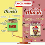 Thumbnail for Yum Yum Dark Chocolate & Cranberry Muesli Jar - Dista
