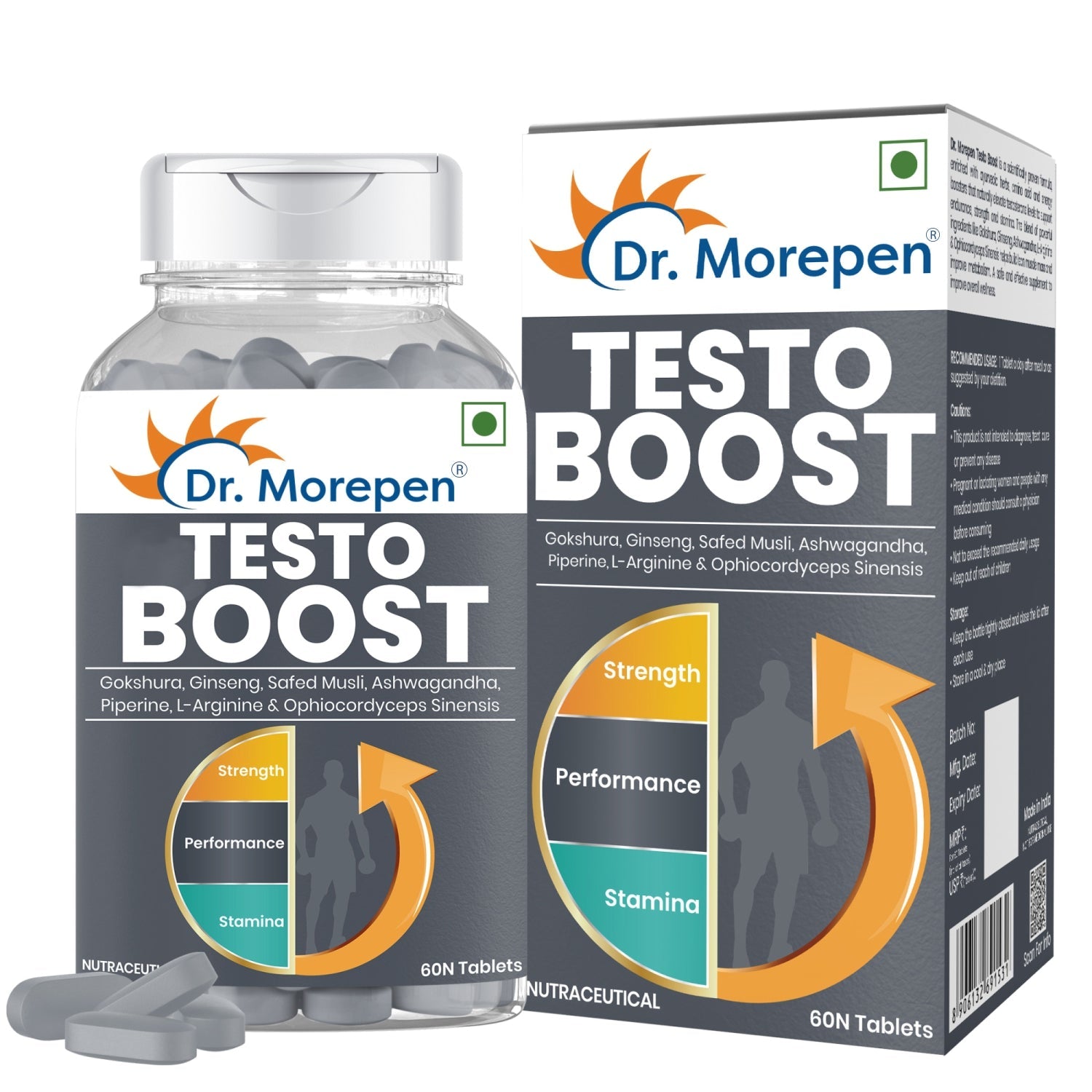 Dr Morpen Testo Boost & Sj Capsules - Combo Pack