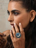 trueBrowns Silver Tone Fish Embossed Ring - Distacart