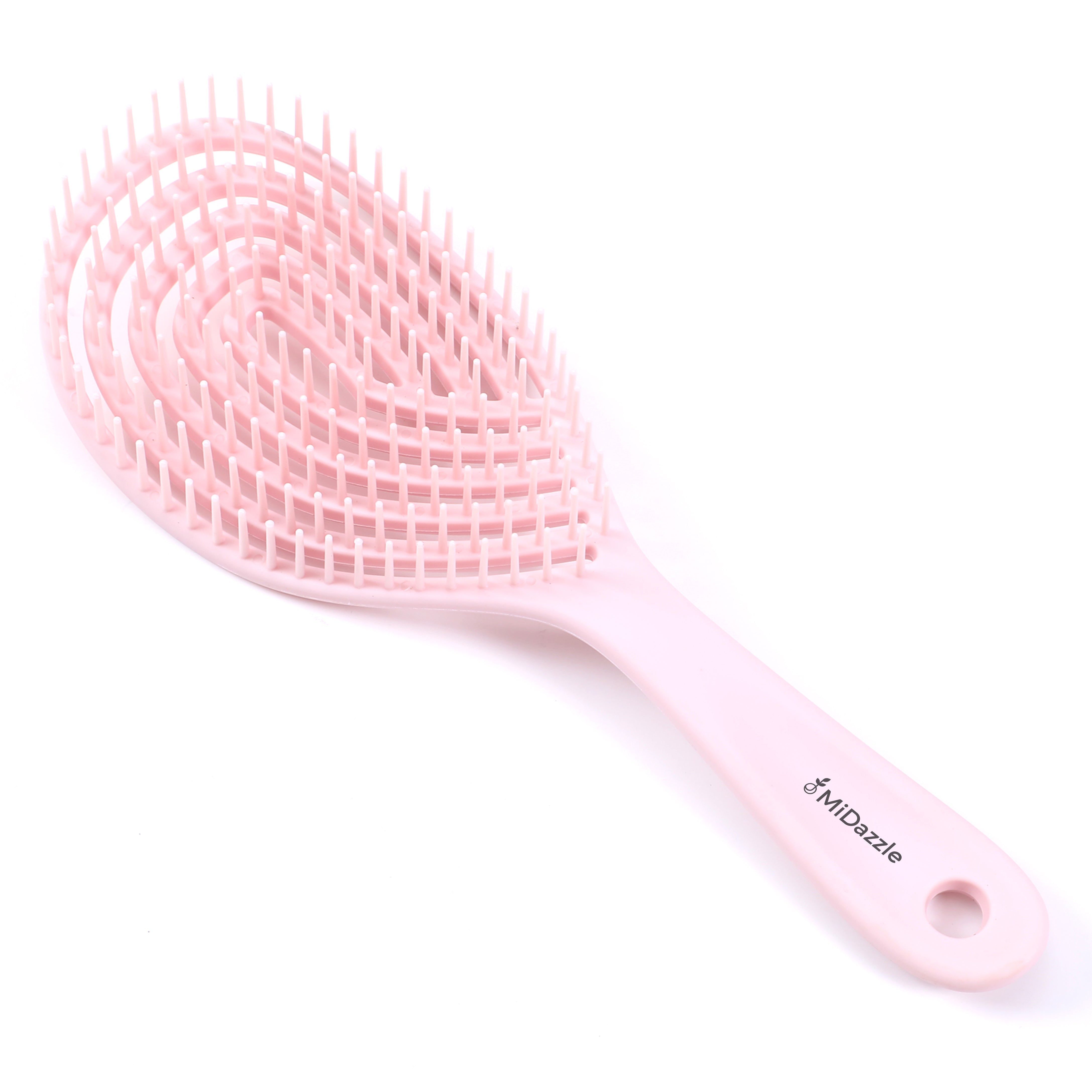 MiDazzle Hair Brush (Pink 3D) MIHB0014 - Distacart