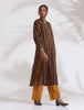 trueBrowns Black Cotton Print Straight Kurta Set - Distacart