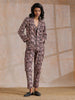 trueBrowns Black Floral Overall Bagru Print Cotton Pant Suit Set - Distacart