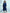 trueBrowns Blue Embroidered Velvet High Slit Kurta - Distacart