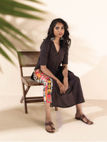 Thumbnail for trueBrowns Cola Cotton Ikat Kurta Pant Set - Distacart