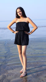 Thumbnail for Noroke Cotton Crepe Crinkled Play Suit - Distacart