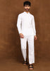 Fabmade Ivory Ease Linen Short Kurta Co-Ord Set - Distacart