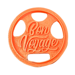 Thumbnail for confect toppers cutters congratulations topper cutter bon voyage