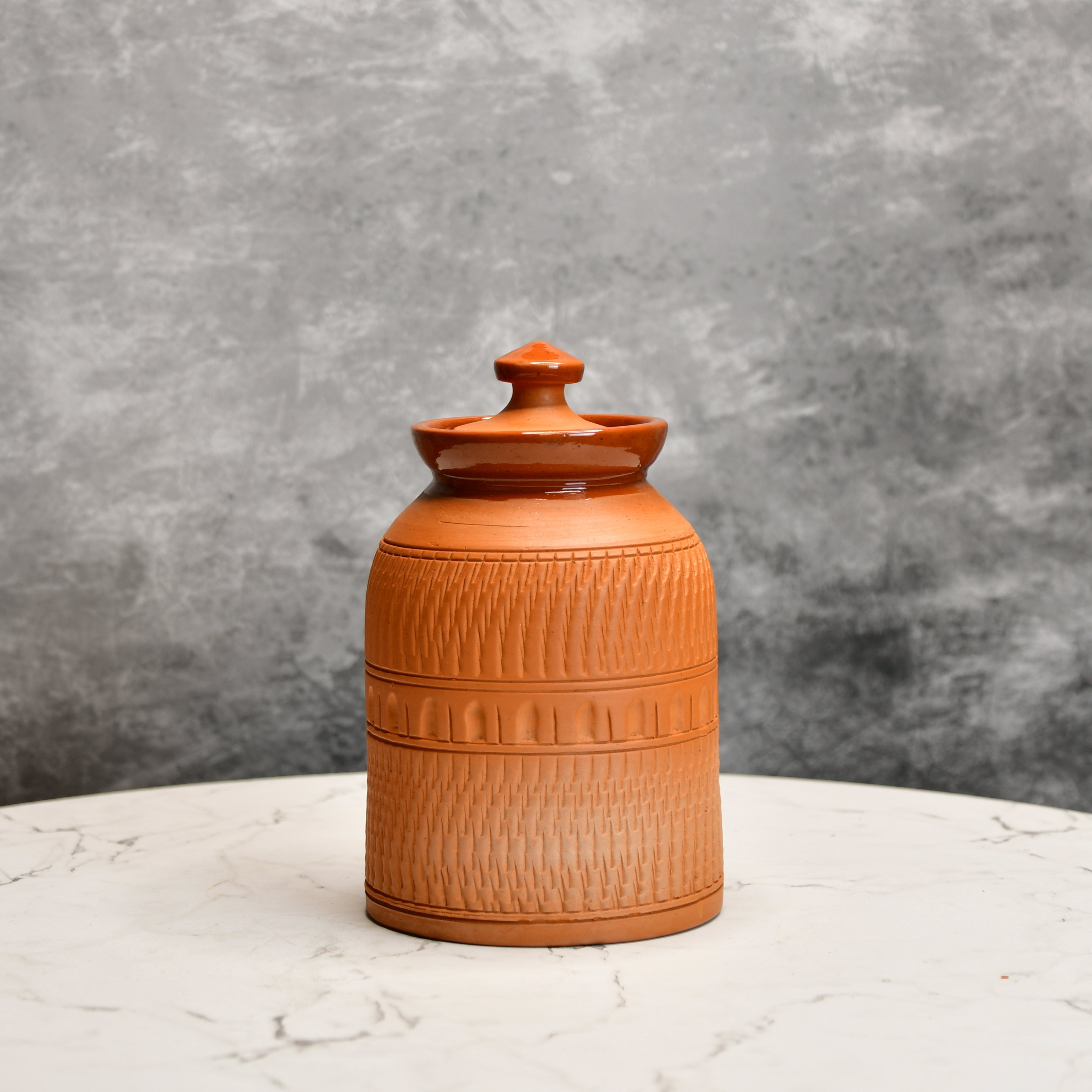 Sowpeace Premium Large Terracotta Storage Jar with Lid