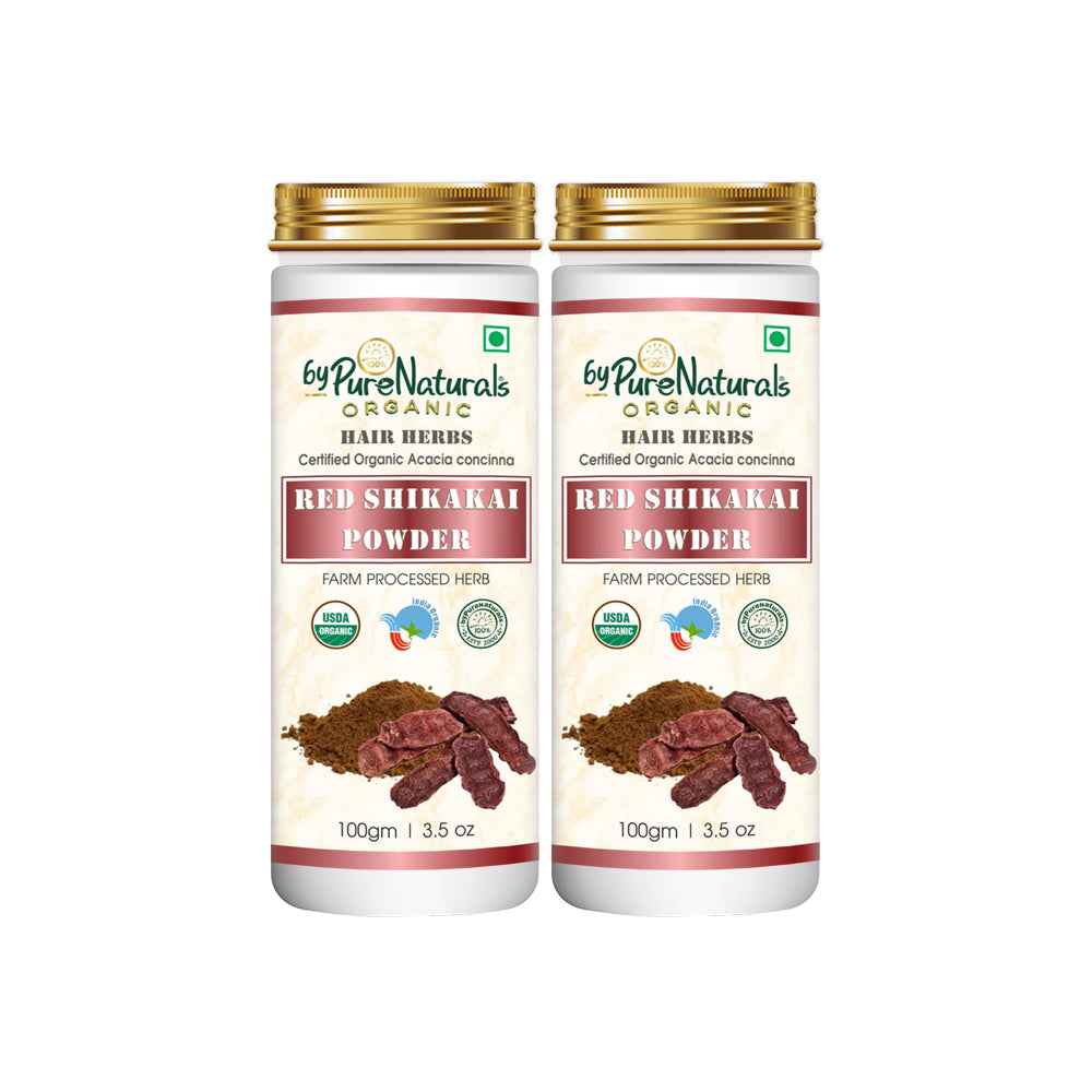 byPureNaturals Organic Red Shikakai Powder - Dista