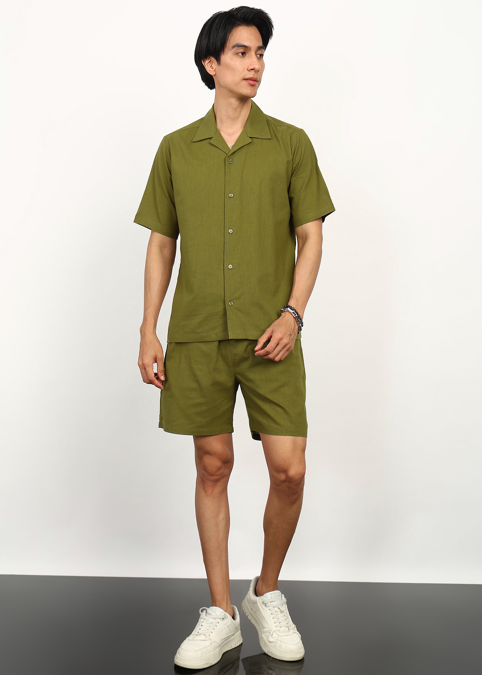 Fabmade Olive Ease Co-Ord Set - Distacart