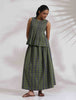 trueBrowns Grey Cotton Skirt Co-ord Set - Distacart