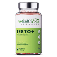 Thumbnail for Health Veda Organics Plant Based Testo+ Veg Tablets - Distacart