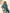 trueBrowns Turquoise Cotton Dobby Shirt Co-ord Set - Distacart