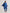 trueBrowns Ink Blue Oversized Round Co-Ord Set - Distacart