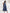 trueBrowns Blue Cotton Print Sleeveless Dress