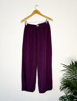 Thumbnail for trueBrowns Purple Slub Pant