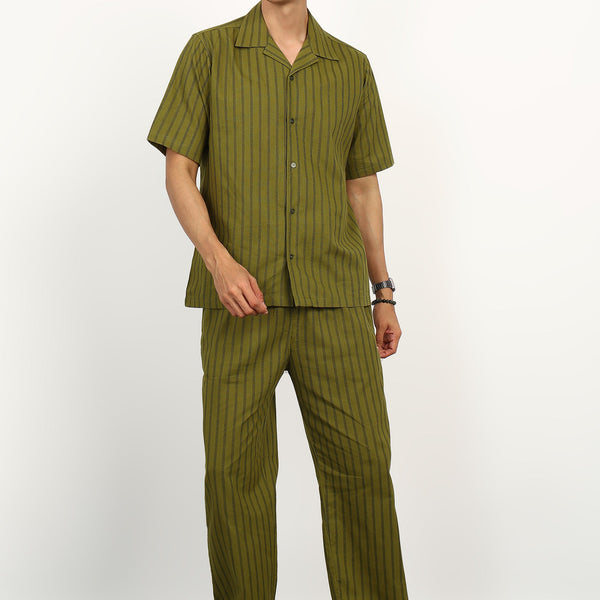 Fabmade Olive Rhythm Co-Ord Set - Distacart
