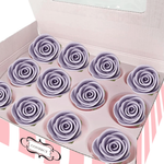 Thumbnail for sugar roses for cake cupcake decoration lavender 120 gms