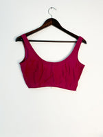 Thumbnail for trueBrowns Pink Sleeveless Muslin Blouse
