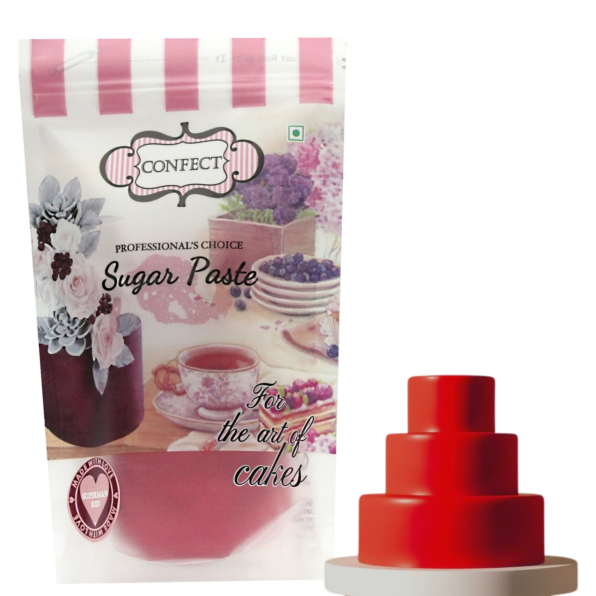 superman red fondant edible sugarpaste 1kg