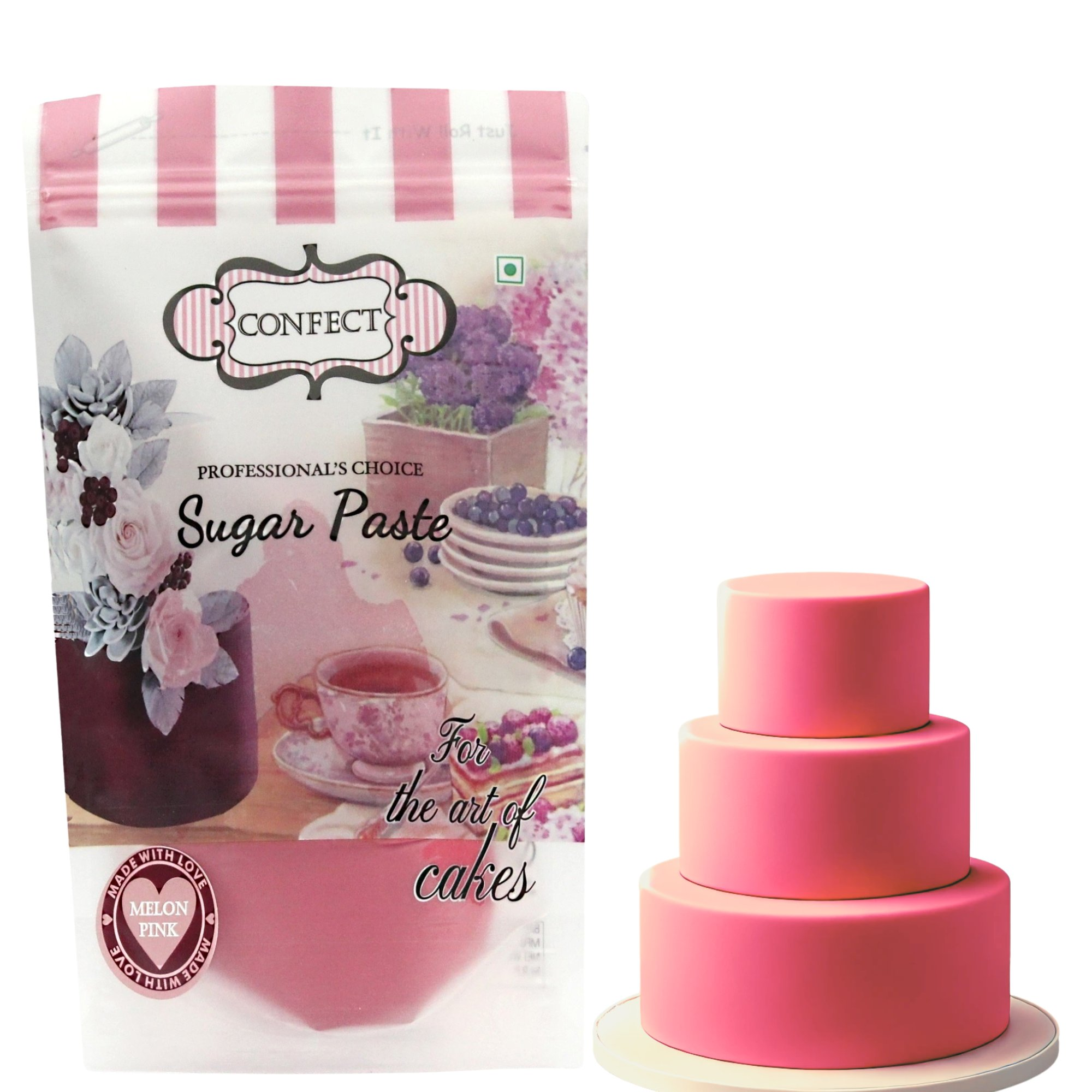 hot pink fondant edible sugarpaste 1kg