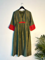 Thumbnail for trueBrowns Grey Tissue Kurta