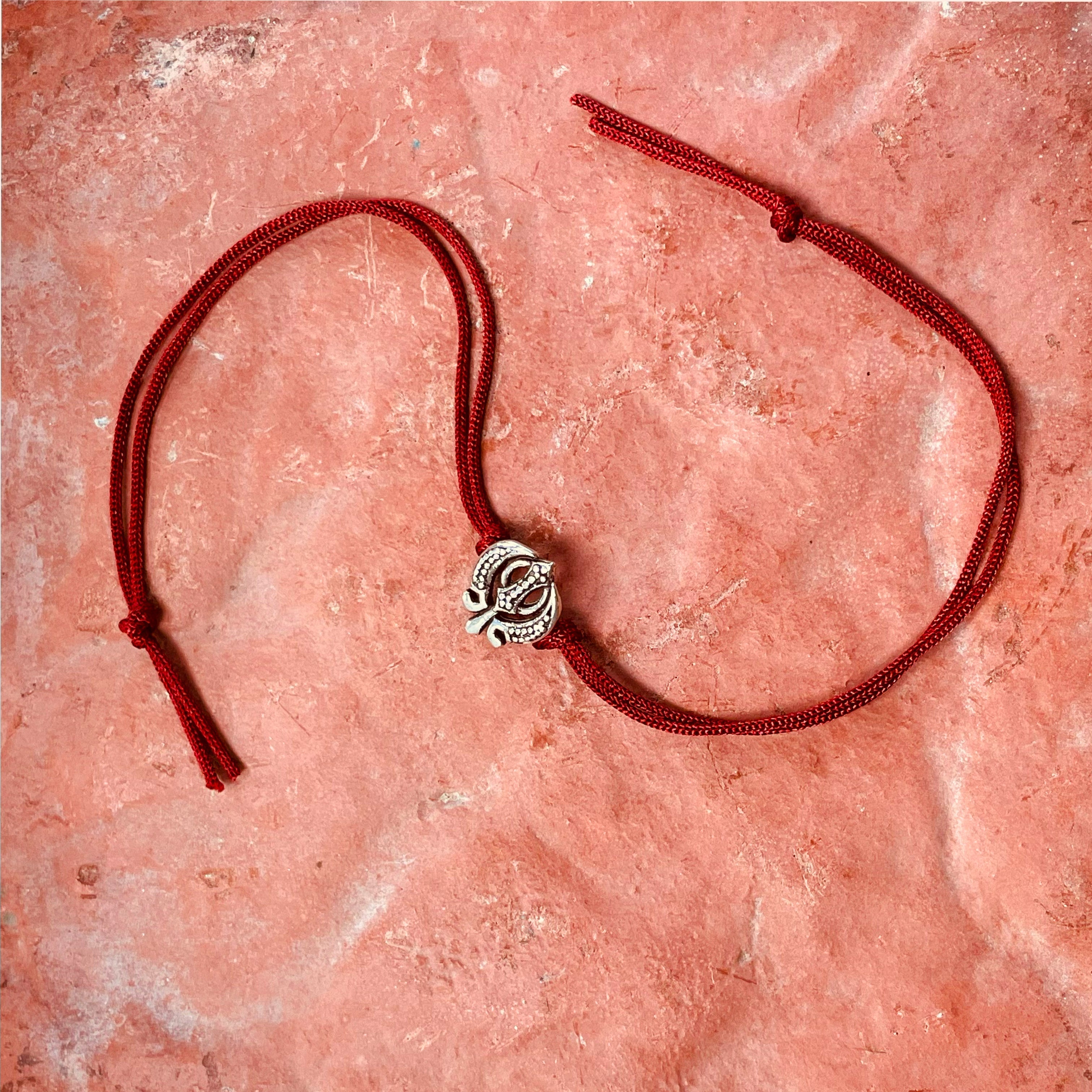 trueBrowns 925 Sterling Silver Khanda Thread Rakhi - Distacart