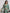 trueBrowns Green Muslin Ikat Shirt Blouse
